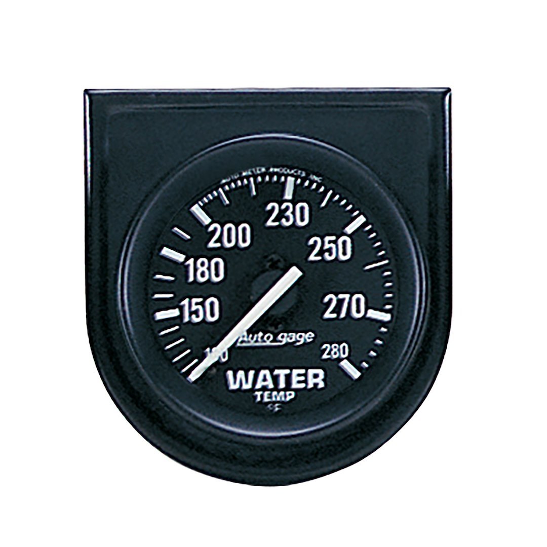 AutoMeter Gauge Water Temperature, Autogage ®, 2-1/16 Inch, Full Sweep Mechanical, Analog, 100-280 Degrees F – 2333