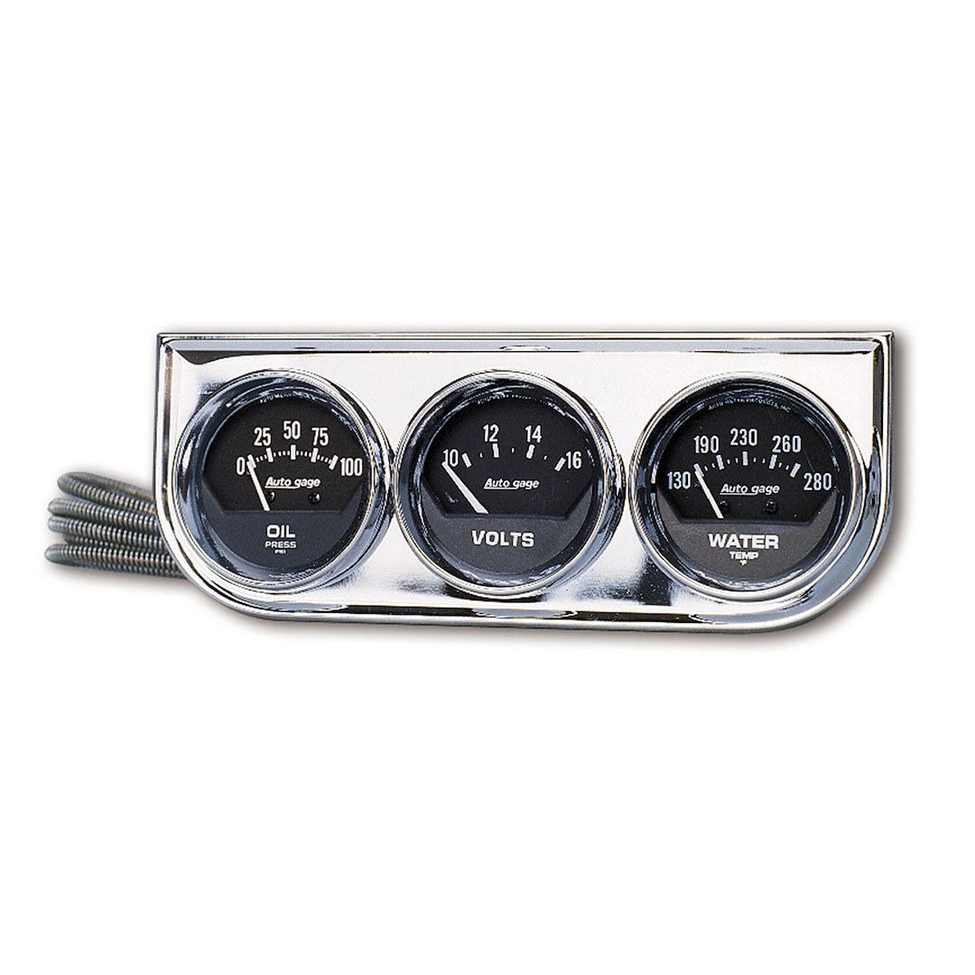 AutoMeter Gauge Oil Pressure/ Voltmeter/ Water Temperature, Autogage ® – 2349
