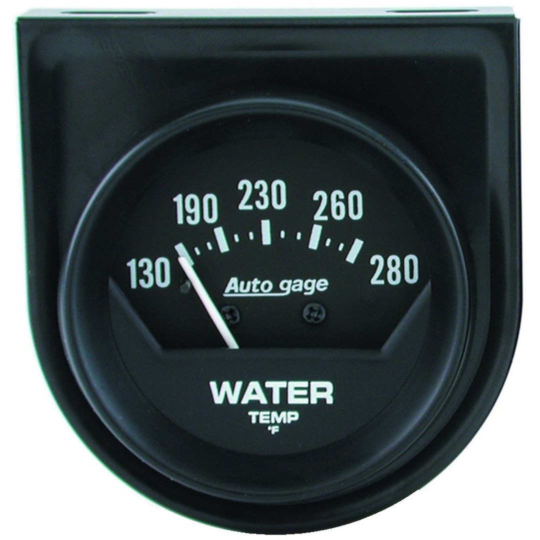 AutoMeter Gauge Water Temperature, Autogage ®, 2-1/16 Inch, Short Sweep Mechanical, Analog, 130-280 Degrees F – 2361