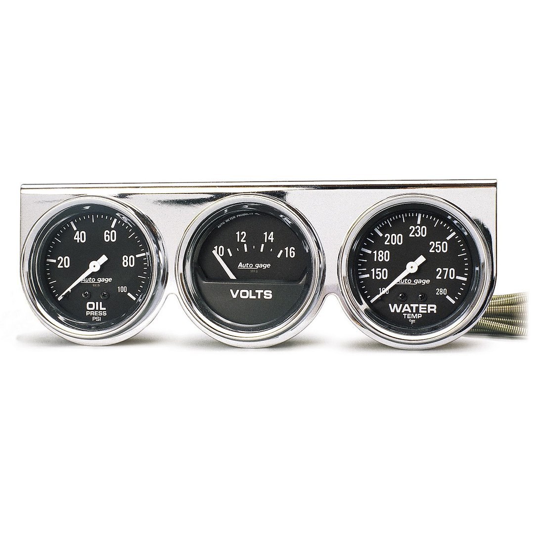 AutoMeter Gauge Oil Pressure/ Voltmeter/ Water Temperature, Autogage ® – 2399