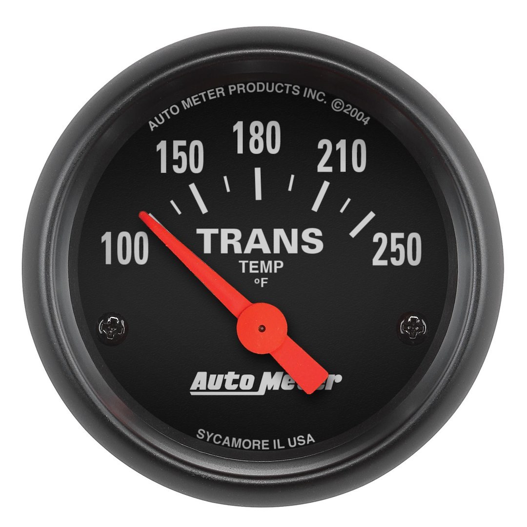 AutoMeter Gauge Auto Trans Temperature, Z-Series ™, 2-1/16 Inch, Short Sweep Electric, 100-250 Degrees F, Analog – 2640