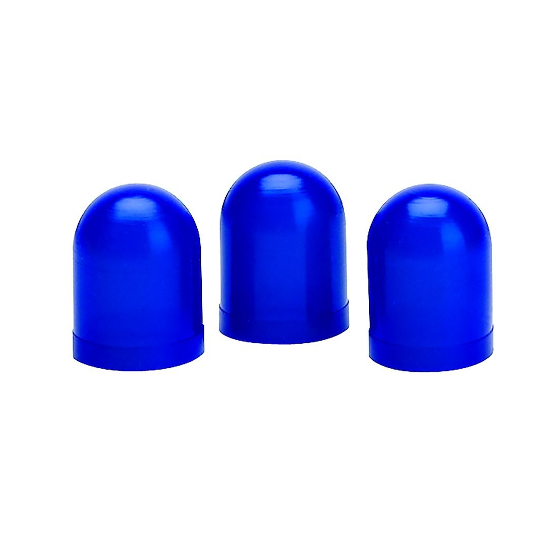 AutoMeter Gauge Light Bulb Cover, Blue, Set of 3 – 3207