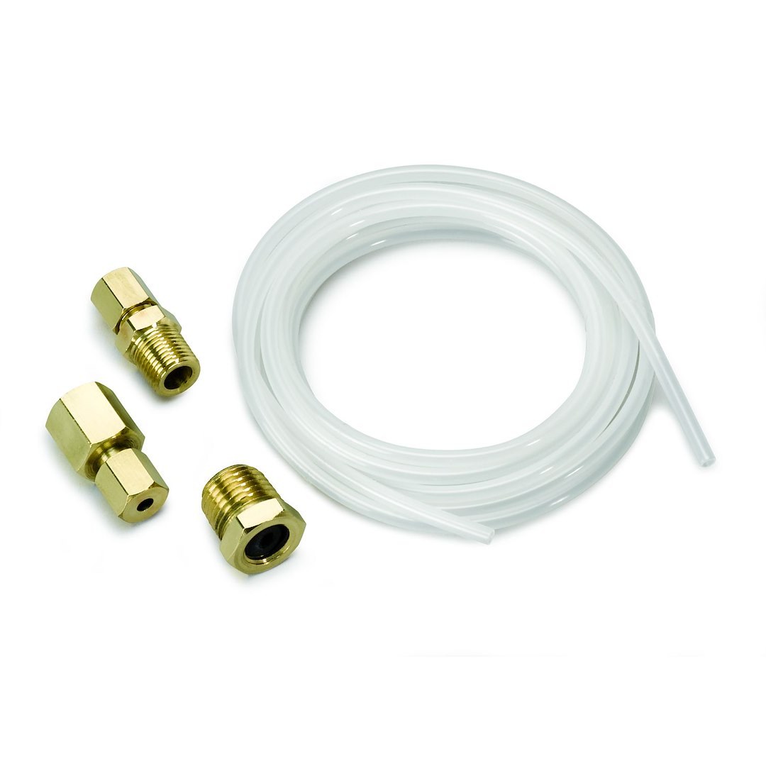 AutoMeter Gauge Pressure Line Kit, Up to 200 PSI, 1/8 Inch Diameter, 10 Foot, Nylon, Includes Ferrules and Fittings – 3223