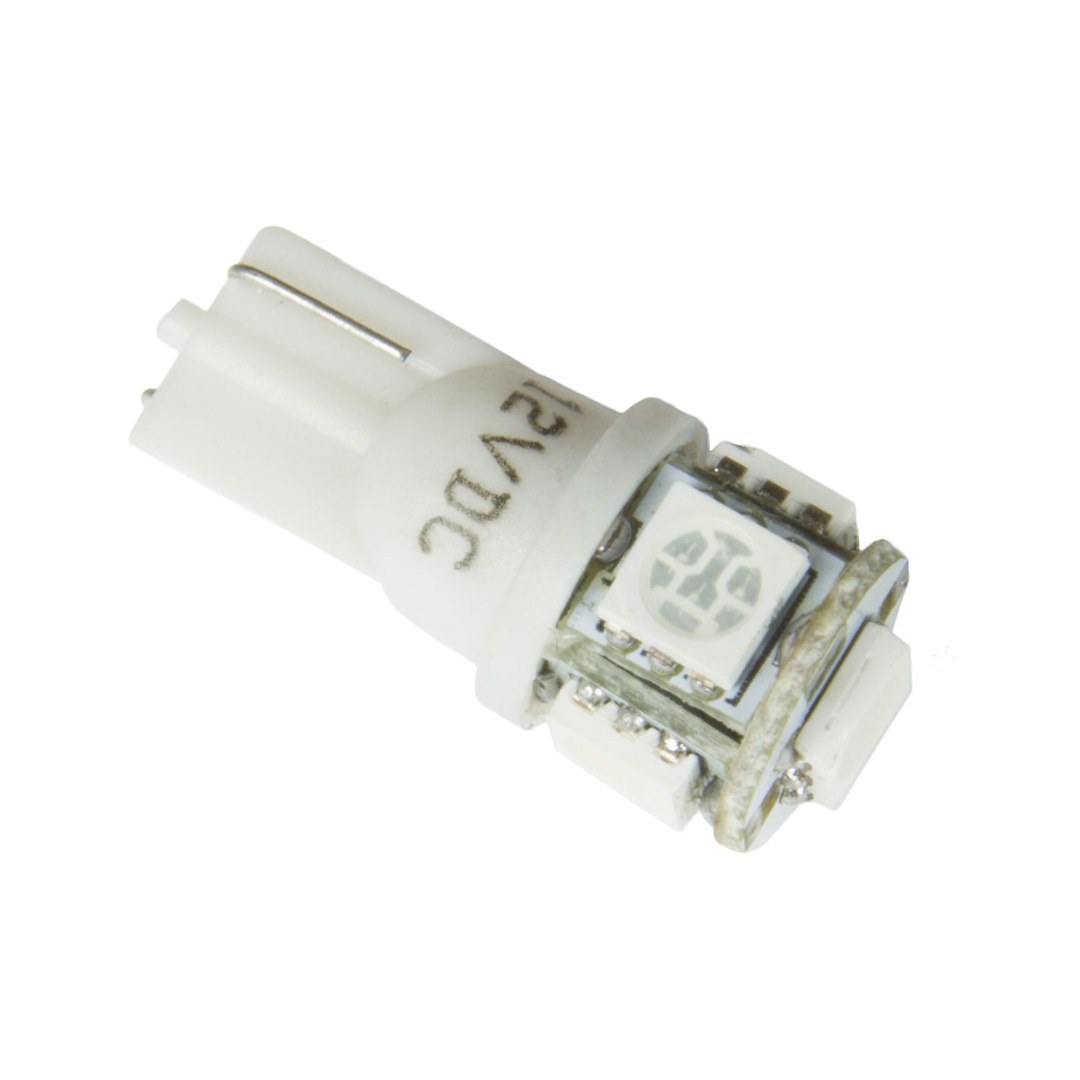 AutoMeter Instrument Panel Light Bulb – LED, Replaces 161/ 193/ 194/ 168 Style Wedge Base Bulbs, White, Single – 3288