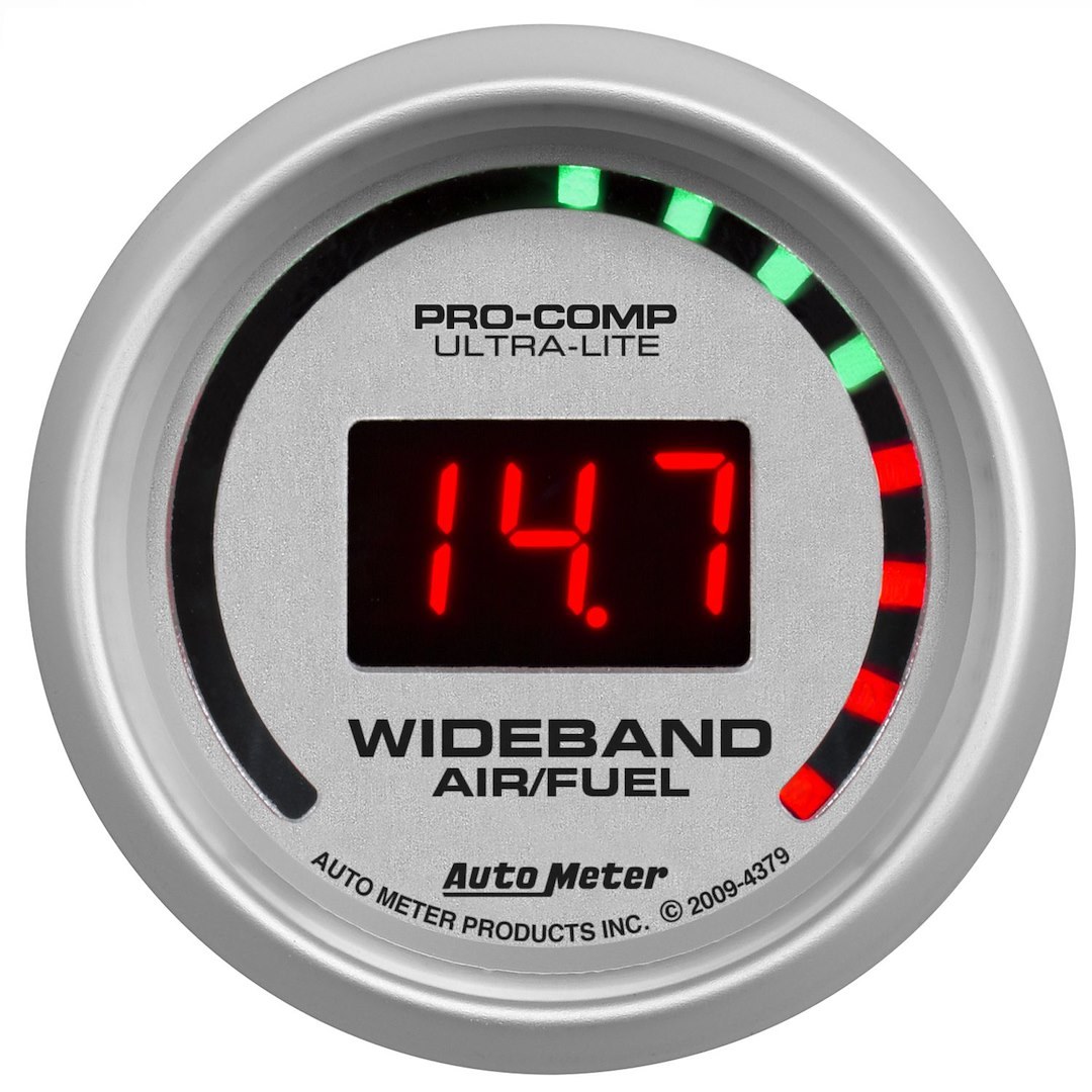 AutoMeter Gauge Air/ Fuel Ratio, Ultra-Lite ®, 2-1/16 Inch, IN Dash Mount, Digital Display with Meter – 4379