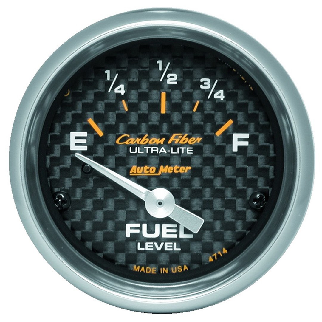 AutoMeter Gauge Fuel Level, Carbon Fiber ™ – 4714