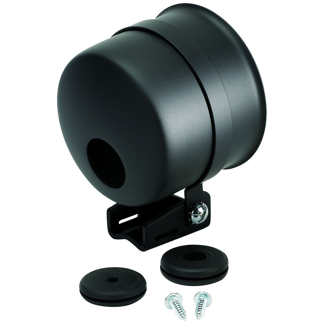 AutoMeter Gauge Mounting Cup, For Use with 3-3/8 Inch IN-Dash Tachs and Electric Speedometers, Black, Plastic – 5204