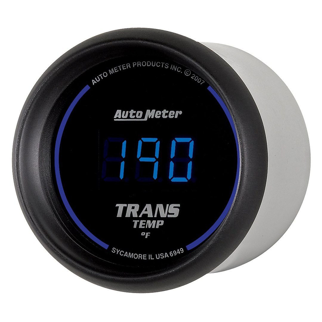 AutoMeter Gauge Auto Trans Temperature, Cobalt ™, 2-1/16 Inch, Electric, 0-300 Degrees F, Digital – 6949
