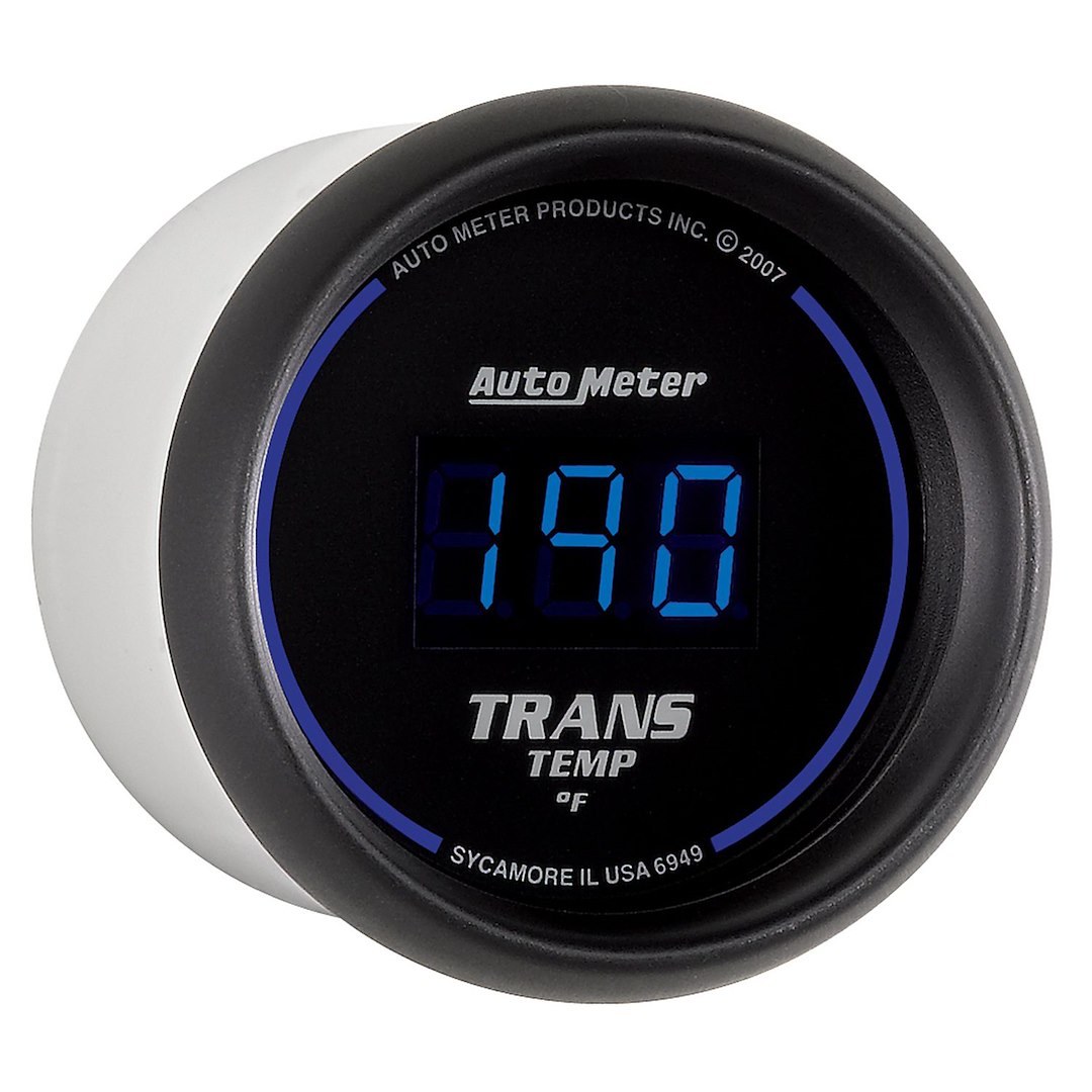 AutoMeter Gauge Auto Trans Temperature, Cobalt ™, 2-1/16 Inch, Electric, 0-300 Degrees F, Digital – 6949
