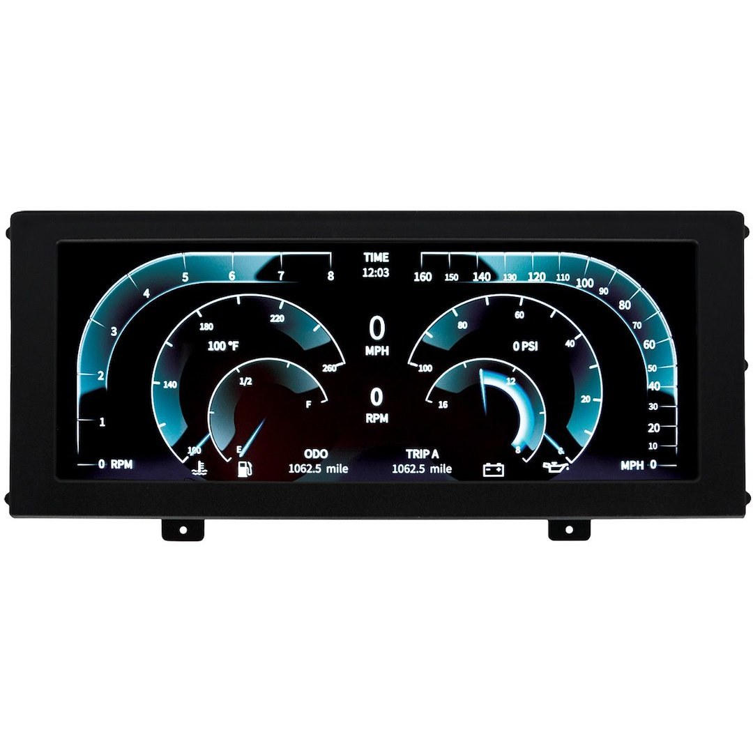 AutoMeter Digital Dash, Invision, Multi-Fit, 12.3 Inch Color Lcd Display with 3 User Selectable Screen Displays, Customizable – 7000