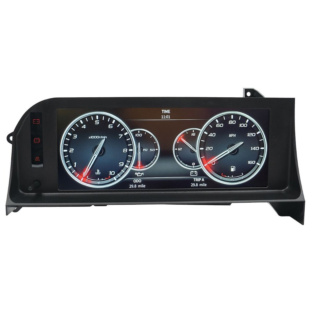 AutoMeter Digital Dash, Invision, Custom Fit, 12.3 Inch Color Lcd Display with 3 User Selectable Screen Displays, Customizable – 7007
