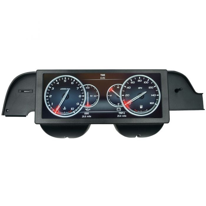 AutoMeter Digital Dash, Invision, Custom Fit, 12.3 Inch Color Lcd Display with 4 User Selectable Screen Displays, Customizable – 7011