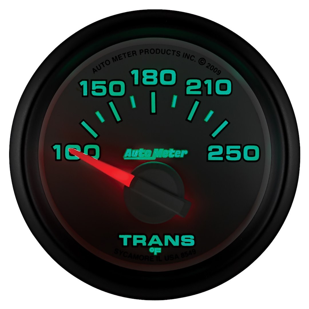 AutoMeter Gauge Auto Trans Temperature, Factory Match, 2-1/16 Inch, Short Sweep Electric, 100-250 Degrees F, Analog – 8549
