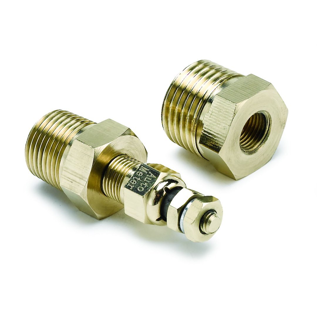 AutoMeter Gauge Sensor Module, Replacement Temperature Sensor for Short Sweet Electric Gauges, 1/8 Inch NPT Male – 990344
