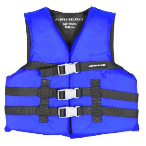 Airhead Pfd – Personal Floatation Device, Life Vest, For Body Weight 50 to 90 Pounds – 30002-03-A-BL