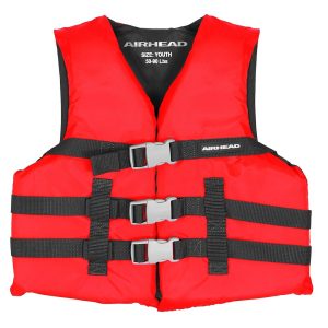 Airhead Pfd – Personal Floatation Device, Life Vest, For Body Weight 50 to 90 Pounds – 30002-03-A-RD