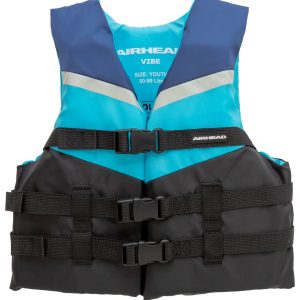 Airhead Pfd – Personal Floatation Device, Life Vest, Fits Chest Sizes 26 Inch to 29 Inch, Youth – 30053-03-A-BL