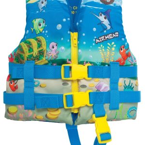 Airhead Pfd – Personal Floatation Device, Life Vest, Fits Chest Sizes 22 Inch to 25 Inch and for Body Weight 30 to 50 Pounds – 30088-02-A