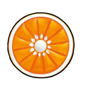 Airhead Float Tube, Pool Float, One Person Capacity, 62 Inch Deflated, Orange, PVC – 54-3007