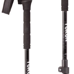 Airhead Walking Poles, Elite, Extends 25-1/2 Inch to 53 Inch, With Wrist Bands, Black, Aluminum – 83-0149