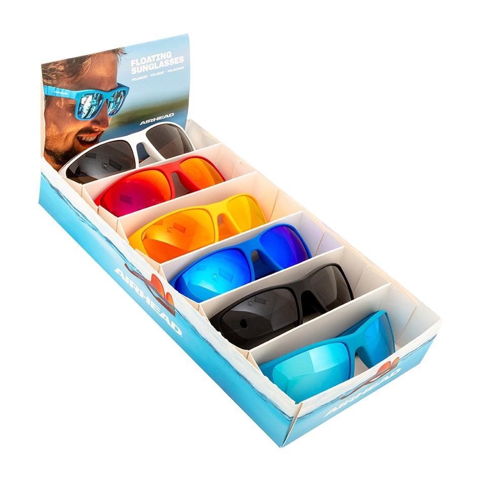 Airhead Sunglasses, Sport, Floating, Polarized, With UV Protection, With One Red/ White/ Blue/ Orange/ Black/ Light Blue Sunglasses – AHFS-SWM6