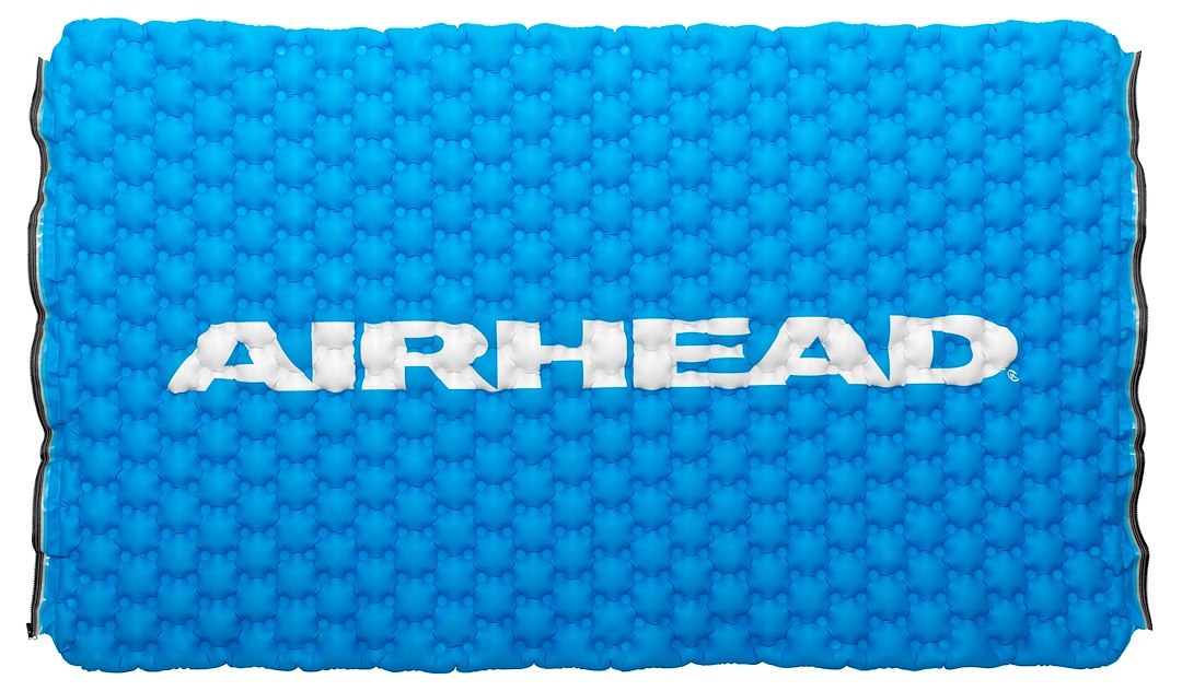 Airhead Water Walkway, Air Island, Pool/ Lake Float, One to Six Person, 6 FT X 10 FT Deflated Dimensions, Blue – AHGP-7