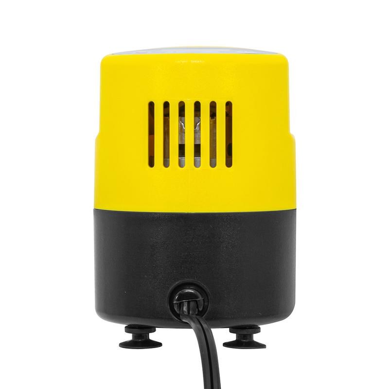 Airhead Air Pump, Use to Inflate Paddleboards, Electric, 12 Volt, Yellow and Black, With Power Cord and Reinforced Hose – AHSUP-C022