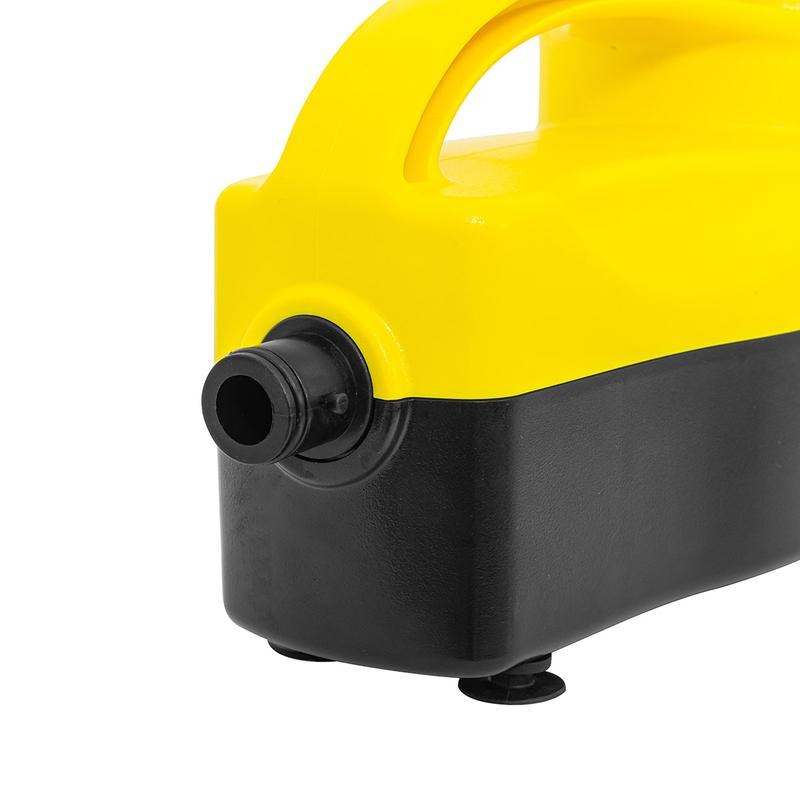 Airhead Air Pump, Use to Inflate Paddleboards, Electric, 12 Volt, Yellow and Black, With Power Cord and Reinforced Hose – AHSUP-C022