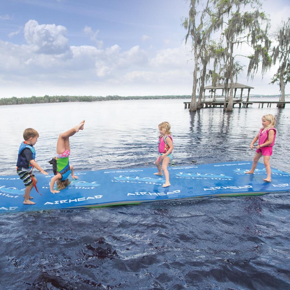 Airhead Water Walkway, Premium Plus, 108 Square Foot Platform for Lounging/ Floating and Playing – AHWM-186PL