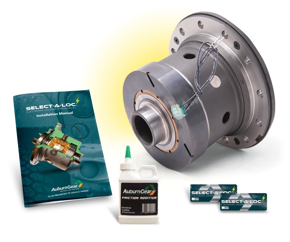 Auburn Gear Differential Carrier, Select-A-Loc, GM 11-1/2 Inch Axle, Electronic Locking Differential, 30 Spline, 3.73 Ratio and Higher – 545046