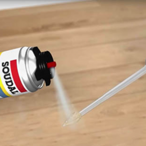 Accumetric Foam Sealant Cleaner, Soudal, Used to Clean Soudafoam Applicator Gun and Uncured Polyurethane Foam, 12 Ounce Aerosol Can, Clear – 120319