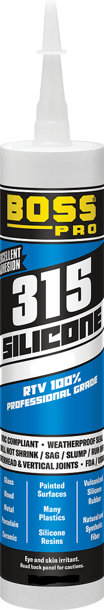 Accumetric Caulk Sealant, Silicone Caulk, Clear, 3 Ounce Tube, Single – 142173
