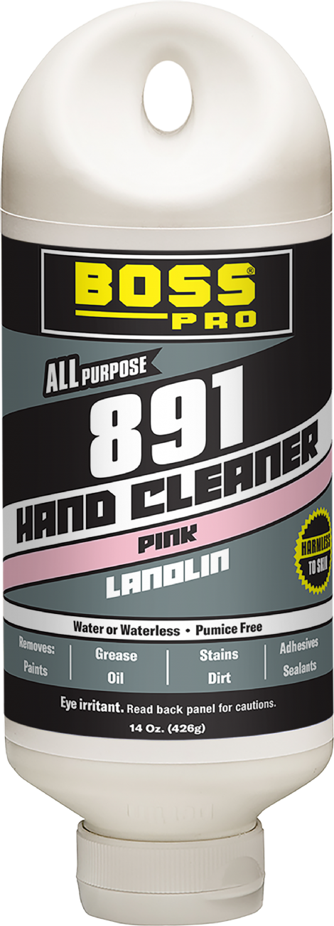 Accumetric Hand Cleaner, Boss® 891, Use to Remove Oil/ Grease/ Grime/ Stains/ Paint/ Dirt/ Adhesive and Sealant Without Damaging the Skin – 142479