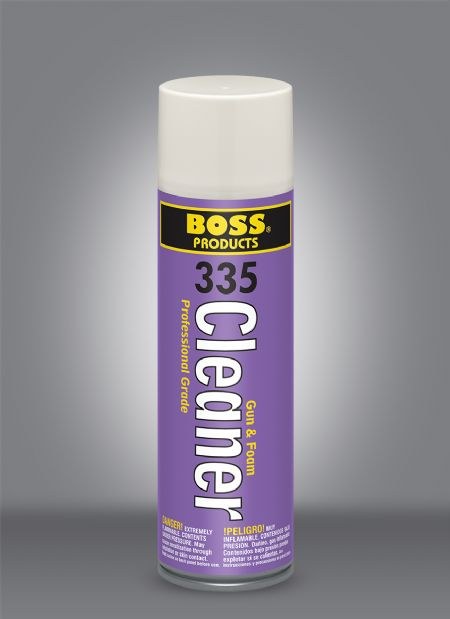 Accumetric Multi Purpose Cleaner, Boss ® 335, Use to Clean Foam Applicator Gun, 12 Ounce Aerosol Can, Single – 142905
