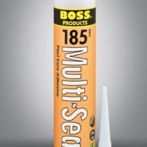 Accumetric Adhesive Sealant, Boss 185 Multi-Seal ®, Use to Seal Floor Joints/ Low Movement Wall Joints/ Mirrors/ Kitchen and Bath Areas – 143121