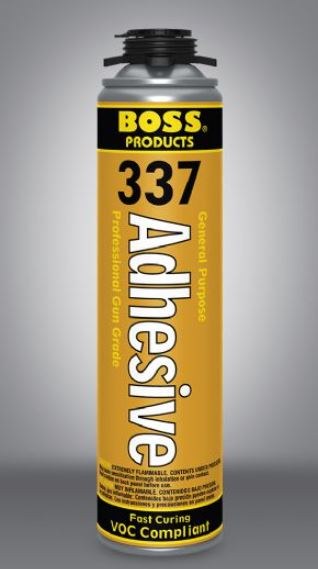 Accumetric Insulation Adhesive, Boss ® 337, Used to Bond Insulation Panels and Plasterboard IN Building and Construction – 143143