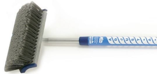 Adj. a Brush Car Wash Brush, 55 Inch to 93 Inch Flow-Thru Aluminum Telescopic Handle, Quick Connect for Handle Attachment – PROD420