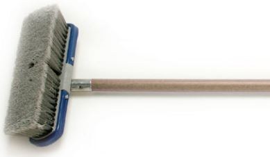 Adj. a Brush Car Wash Brush, 10 Inch Wide Brush, 48 Inch Wood Handle, Threaded Hole for Handle Attachment – PROD607