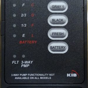Am.tech Comp Tank Monitor System Panel, For Kib Enterprises Tank Monitor Systems, Vertical, Black – M28VB-OS
