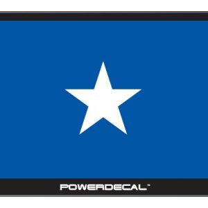 Axiz Group Decal, Bonnie Blue Flag, Backlit LED, Rectangular, Blue/ White, Black Plastic, 5.5 X 4 Inch – PWRBONNIE