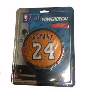 Axiz Group Decal, Nba ® Series, 24 Bryant, Backlit LED, Round, Purple/ Yellow/ White, Black Plastic, 4.5 Inch Diameter – PWRNBA82024