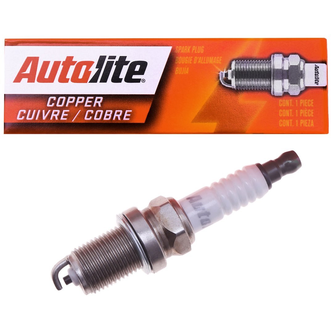 Autolite Spark Plug, Resistor Copper, 3/4 Inch Thread Reach, Gasket Seat, Single – 3924
