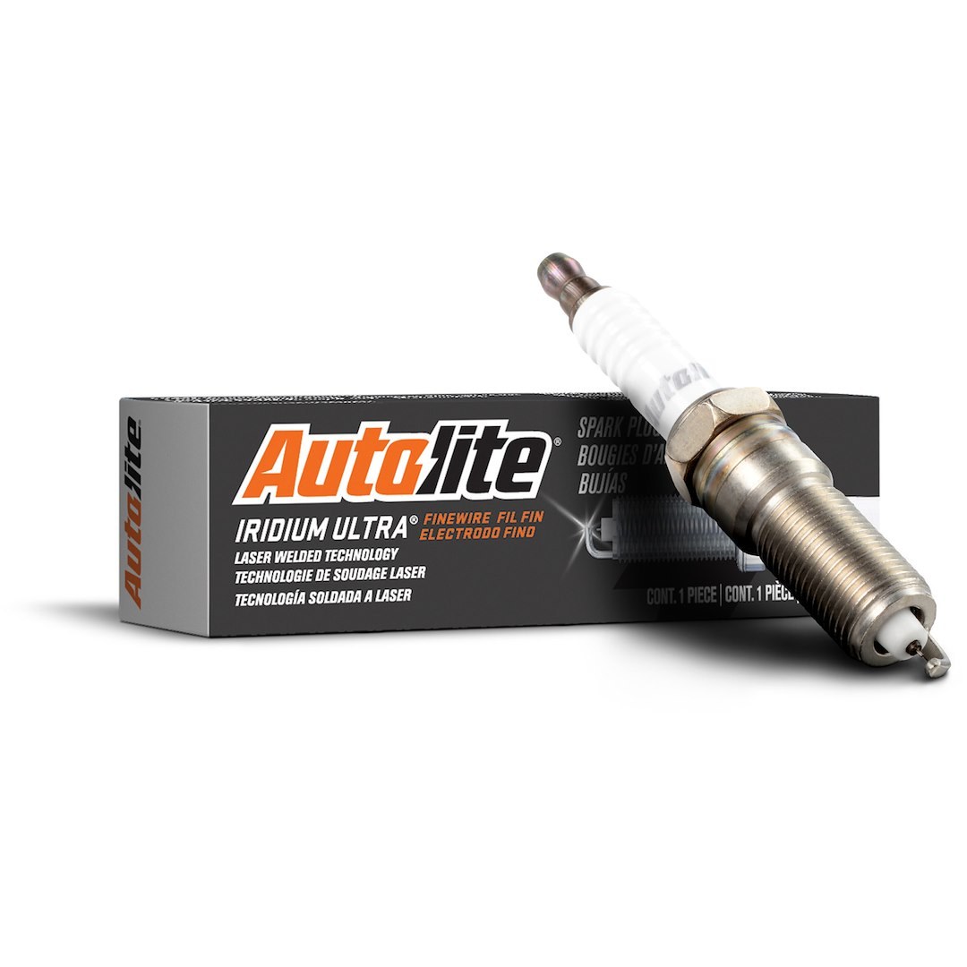 Autolite Spark Plug, Iridium Ultra ®, With Resistor, Copper, Iridium Electrode Tip, 5/8 Inch Hex, 0.045 Inch Gap, 0.982 Inch Reach – AI6043