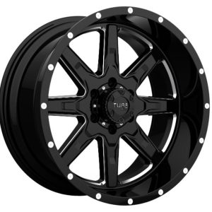 Wheel Pros Wheel, T15, 22 Inch Diameter X 10 Inch Width, 5 X 114.3 Millimeter/ 5 X 4.50 Inch Bolt Pattern, -19 Millimeter Offset – 2210T15-95114B74