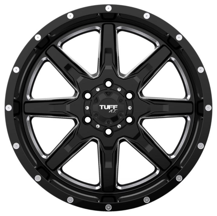 Wheel Pros Wheel, T15, 22 Inch Diameter X 10 Inch Width, 5 X 114.3 Millimeter/ 5 X 4.50 Inch Bolt Pattern, -19 Millimeter Offset – 2210T15-95114B74