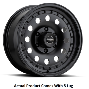 Wheel Pros Wheel, Outlaw II AR62, 17 Inch Diameter X 8 Inch Width, 8 X 165.1 Millimeter/ 8 X 6.50 Inch Bolt Pattern, 0 Millimeter Offset – AR627882B
