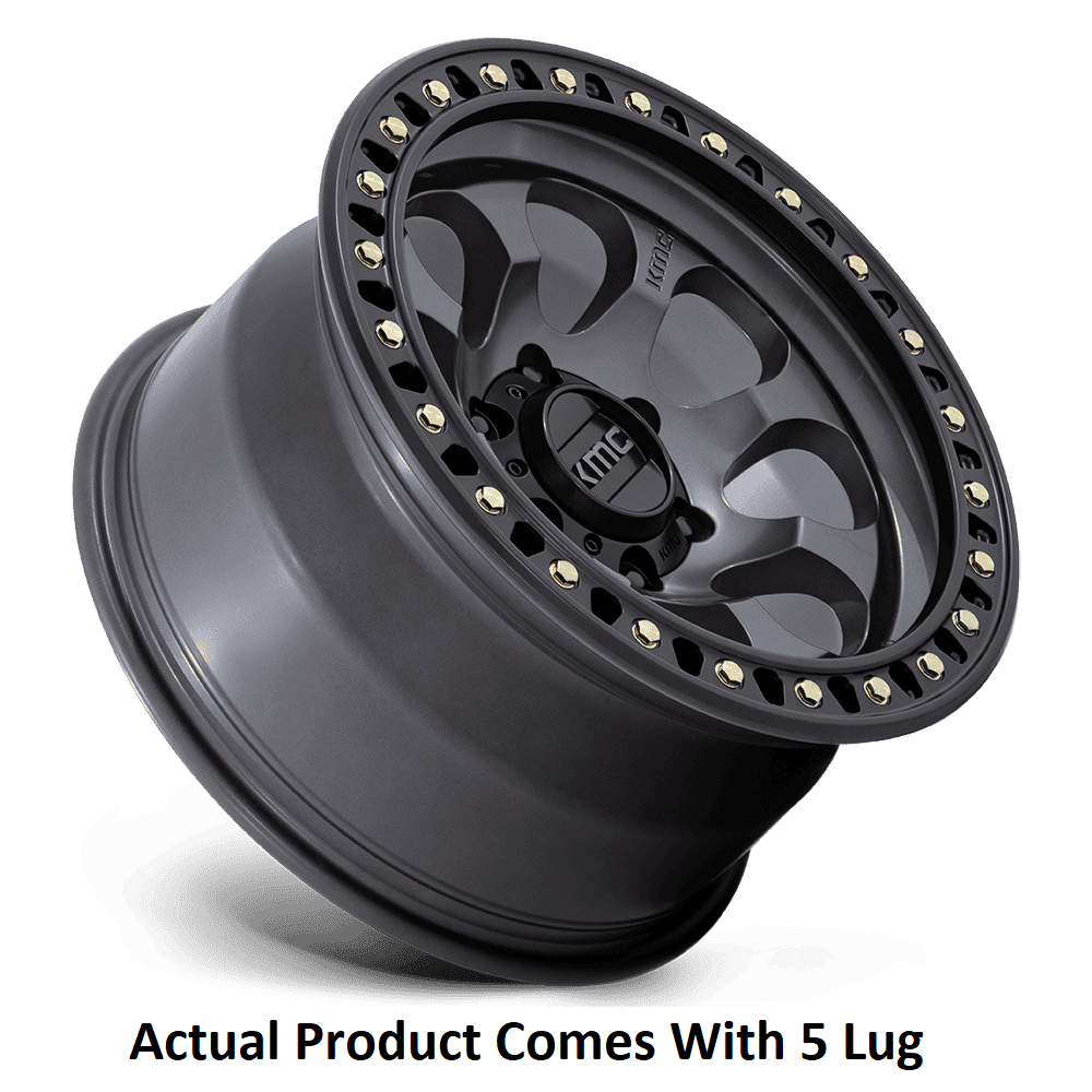 Wheel Pros Wheel, Riot Sbl KM550, 17 Inch Diameter X 8.5 Inch Width, 5 X 127 Millimeter/ 5 X 5.00 Inch Bolt Pattern – KM550AB17855010