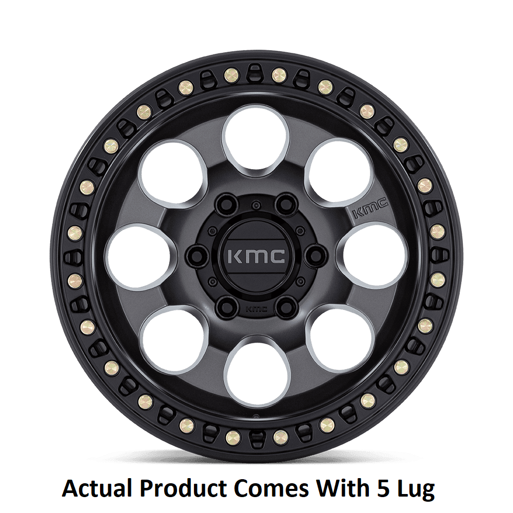 Wheel Pros Wheel, Riot Sbl KM550, 17 Inch Diameter X 8.5 Inch Width, 5 X 127 Millimeter/ 5 X 5.00 Inch Bolt Pattern – KM550AB17855010
