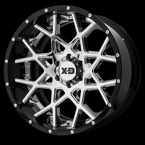 Wheel Pros Wheel, XD203, 20 Inch Diameter X 12 Inch Width, 8 X 170 Millimeter/ 8 X 6.69 Inch Bolt Pattern – XD203-20128744NCB