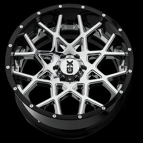 Wheel Pros Wheel, XD203, 20 Inch Diameter X 12 Inch Width, 8 X 170 Millimeter/ 8 X 6.69 Inch Bolt Pattern – XD203-20128744NCB